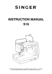 Singer S18 Instruction Manual