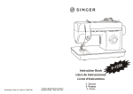 Singer P-1250 Instruction Manual
