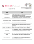 Singer FEATHERWEIGHT FW-75 User's Manual