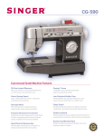 Singer CG-590 User's Manual