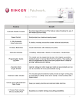 Singer 7285Q Product Sheet