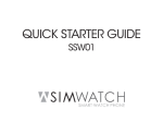 SimWatch SSW-01 Quick Start Manual