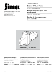 Simer Pumps 28.1 User's Manual