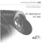 Sim2 Multimedia HT300 XTRA-H User's Manual