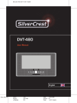 Silvercrest PLAYER DVT-480 User's Manual