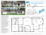 Silvercrest Model WC22 Floor Plan