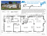 Silvercrest Model WC16 Floor Plan