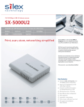 Silex technology SX-5000U2 User's Manual