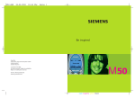 Siemens M50 User's Manual