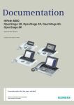 Siemens HIPATH 8000 User's Manual