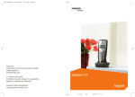 Siemens Gigaset C34 User's Manual