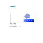 Siemens GENERAL INTERFACE FOR NETWORK APPLICATIONS V 4.0 User's Manual