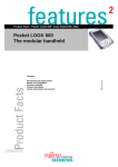 Siemens Fujitsu Pocket LOOX Modular Handheld 600 User's Manual