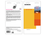 Siemens Desk Top Charger User's Manual