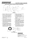 Shure R90 User's Manual