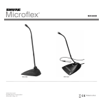 Shure Microphone MX400D User's Manual
