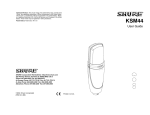 Shure KSM44 User's Manual