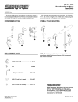 Shure Drums A56D User's Manual