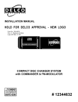 Shopsmith CD Changer System none User's Manual