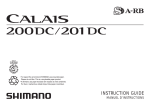Shimano 200DC User's Manual