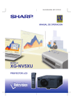 Sharp XG-NV5XU Owner's Manual