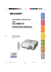 Sharp XG-MB67X Owner's Manual