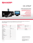Sharp DKKP82P User's Manual