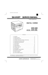 Sharp Copier AR-160 User's Manual