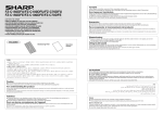 Sharp FZ-C150DFU User's Manual