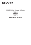 Sharp PN-E421 Owner's Manual