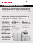 Sharp MX-M623 Specification Sheet