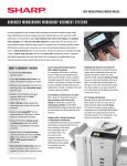 Sharp MX-M283 Specification Sheet