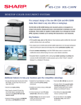 Sharp MX-C300W Specification Sheet