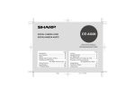 Sharp CE-AG06 User's Manual