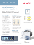 Sharp AR-M355N Specification Sheet