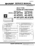 Sharp AE-X7FR User's Manual