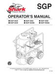 Shark SGP-3025 User's Manual