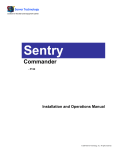 Sentry Industries PT40 User's Manual