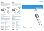 Sennheiser Tourguide System 2020 SKM 2020 D User's Manual