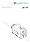 Sennheiser SKP 30 User's Manual