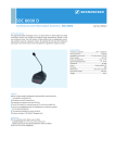 Sennheiser SDC 8000 D User's Manual