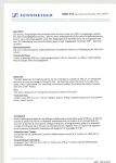 Sennheiser MZB 415 User's Manual