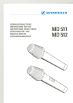 Sennheiser MD511 User's Manual