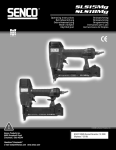 Senco SLS15MG User's Manual