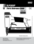 Senco SLP20XP User's Manual