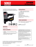 Senco SCN40DW User's Manual