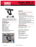 Senco DS202-14V User's Manual