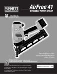 Senco AirFreeTM 41 User's Manual