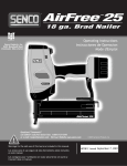 Senco AIRFREE 25 User's Manual