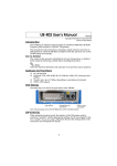 Seiko Group UB-R02 User's Manual